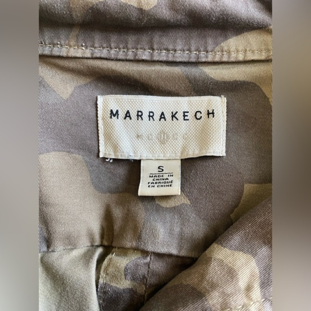 ANTHROPOLOGIE MARRAKECH CAMO UTILITY JACKET WOMENS SIZE SMALL - Picture 5 of 8